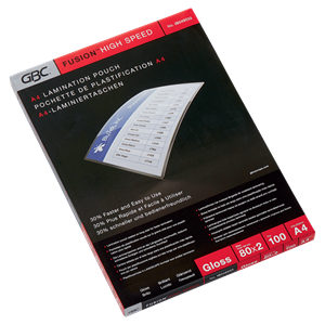  GBC3200654  Pochettes de plastification thermiques GBC  UltraClear de 5 mil - format lettre - paquet de 100