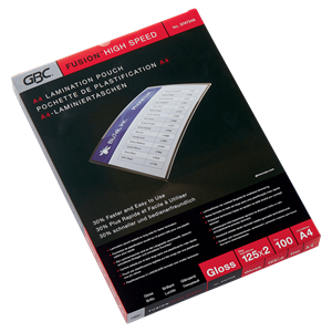  GBC3200597  GBC - Pochette de plastification thermique  UltraClear - format légal - 5 mil - 9 po x 14,5 po - paquet de 100